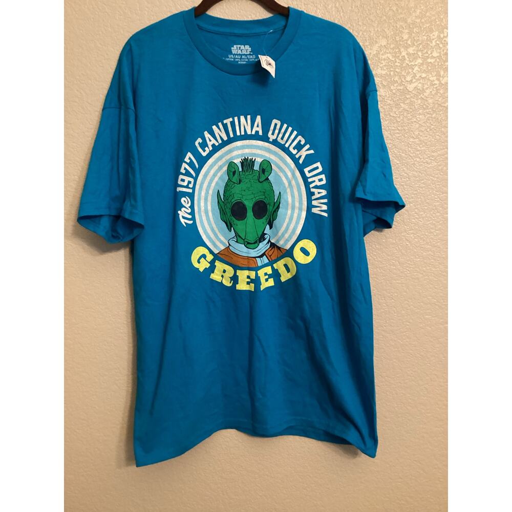 NWT Disney Parks Star Wars 1977 Cantina Quick Draw Greedo t-shirt XL